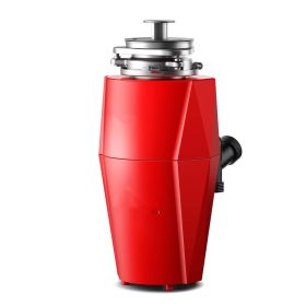 Kitchen Disposer Food Waste Shredder (Option: Red 650W-Triangle plug)