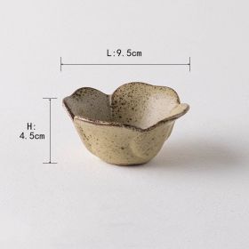 Creative Plum Blossom Sauce Dish (Color: Yellow)