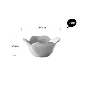 Creative Plum Blossom Sauce Dish (Color: White)